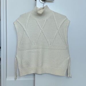 Madewell Cableknit Side-Tie Sweater Women's Medium